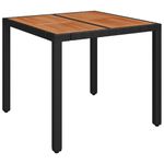 Casa si Gradina - Gradina si terasa - Mobilier exterior - Seturi mobila gradina - Set mobilier de gradina cu perne, 3 piese, negru, poliratan - Infinity.ro