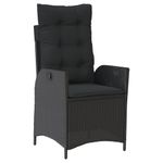 Casa si Gradina - Gradina si terasa - Mobilier exterior - Seturi mobila gradina - Set mobilier de gradina cu perne, 5 piese, negru, poliratan - Infinity.ro