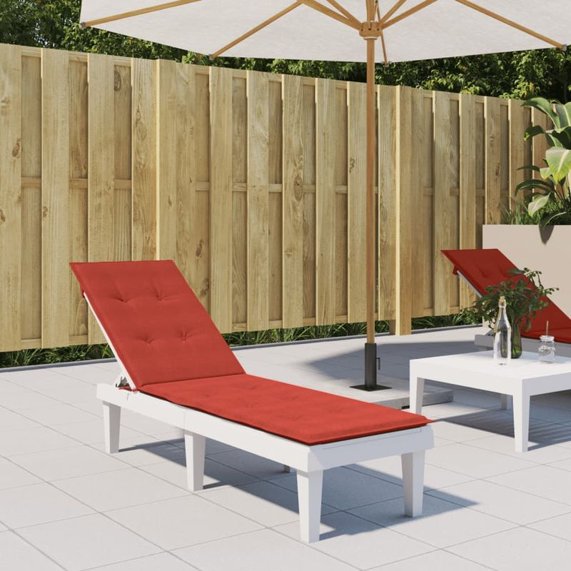 Casa si Gradina - Gradina si terasa - Mobilier exterior - Perne decorative exterior - Perna de sezlong, melanj rosu, (75+105)x 50x3 cm textil - Infinity.ro