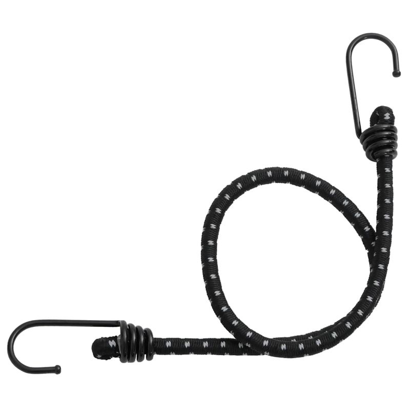 Sport si Outdoor/Camping/Accesorii corturi - Corzi elastice cu benzi reflectorizante/carlige 25 buc. 59 cm - Infinity.ro