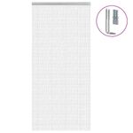 Casa si Gradina - Textile si covoare - Rulouri si jaluzele - Paravan de usa cu lant, 100x200 cm, aluminiu - Infinity.ro