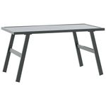 Casa si Gradina - Gradina si terasa - Mobilier exterior - Bancute de gradina - Banci de gradina cu perne 4 buc negru otel vopsit electrostatic - Infinity.ro