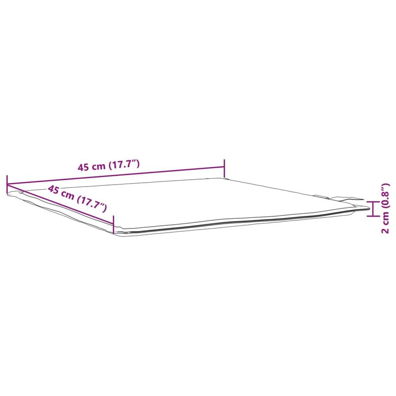 Casa si Gradina - Gradina si terasa - Mobilier exterior - Perne decorative exterior - Perna scaun de gradina, 4 buc., gri deschis, 45x45x2 cm, patrat - Infinity.ro