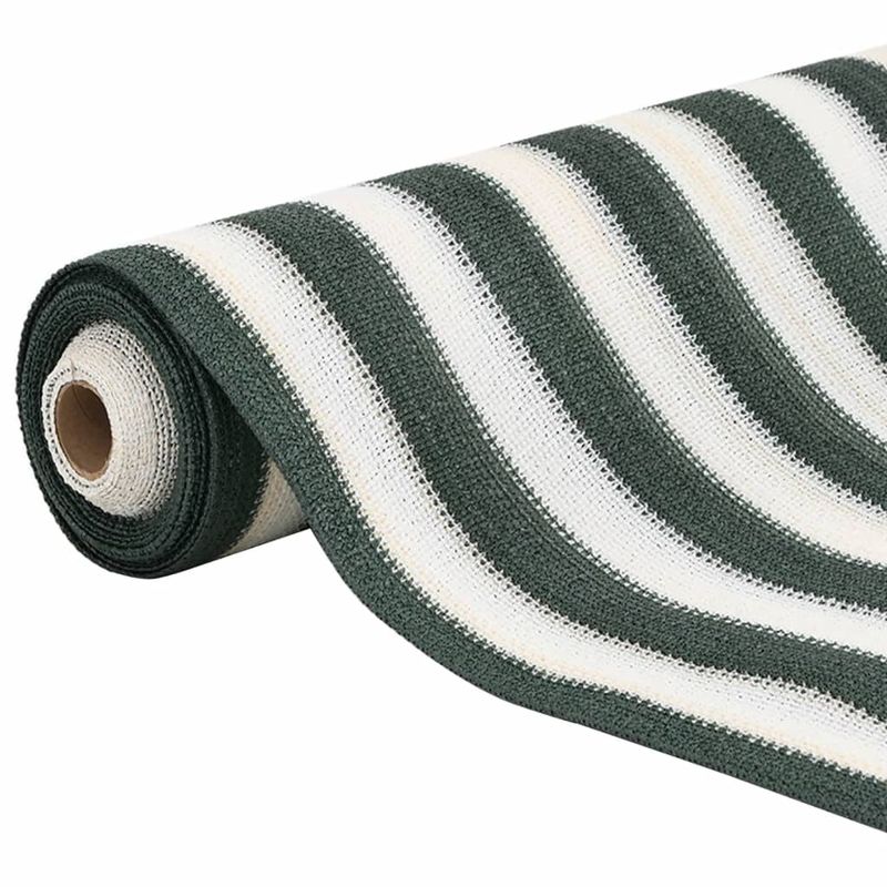 Casa si Gradina - Gradina si terasa - Umbrele si pavilioane - Umbrele - Plasa protectie intimitate, verde/alb, 1,8x50 m, HDPE, 75 g/m² - Infinity.ro