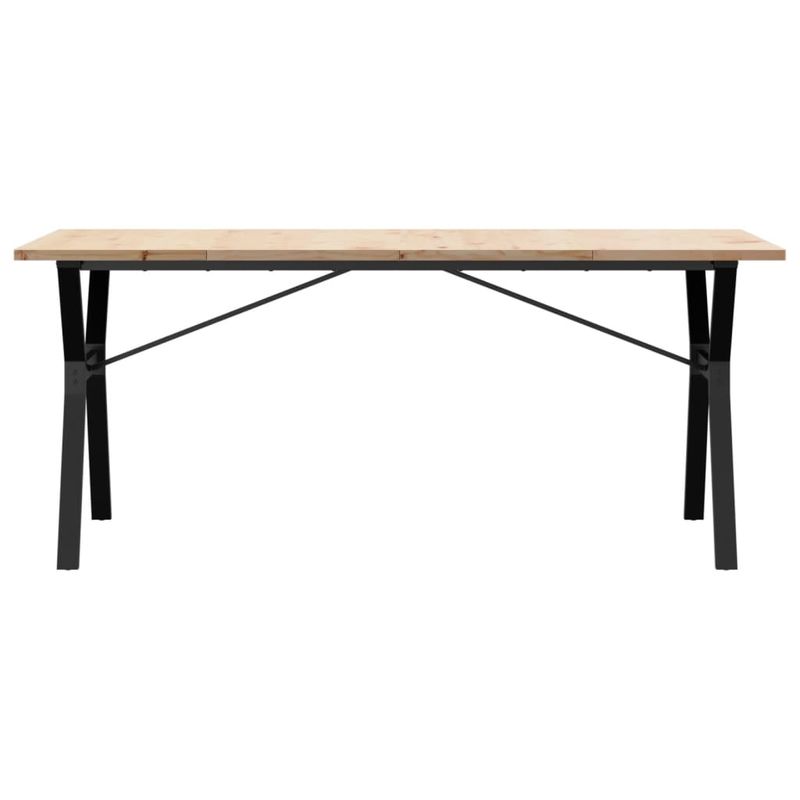 Casa si Gradina - Mobilier - Mese si birouri - Mese bucatarie si dining - Masa bucatarie, cadru Y, 180x90x75,5 cm lemn masiv pin si fonta - Infinity.ro