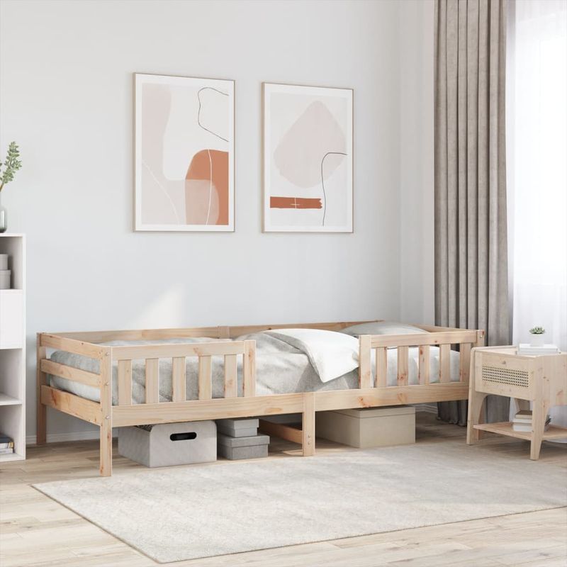 Casa si Gradina - Mobilier - Paturi si accesorii - Paturi - Cadru de pat, 80x200 cm, lemn masiv de pin - Infinity.ro