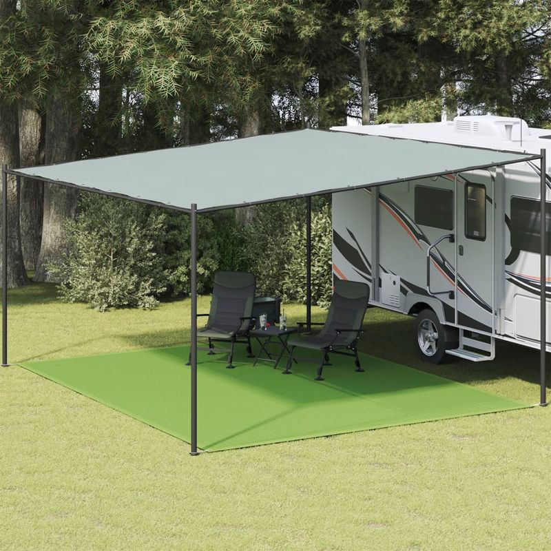 Sport si Outdoor - Camping - Accesorii corturi - Covor pentru cort, verde deschis, 400x500 cm, HDPE - Infinity.ro