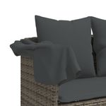 Casa si Gradina - Gradina si terasa - Mobilier exterior - Seturi mobila gradina - Set canapea de gradina cu perne, 5 piese, gri, poliratan - Infinity.ro