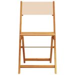 Casa si Gradina - Gradina si terasa - Mobilier exterior - Seturi mobila gradina - Set mobilier de gradina 5 piese textil bej/lemn masiv - Infinity.ro