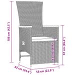 Casa si Gradina - Gradina si terasa - Mobilier exterior - Seturi mobila gradina - Set mobilier de exterior cu perne, 11 piese, negru, poliratan - Infinity.ro