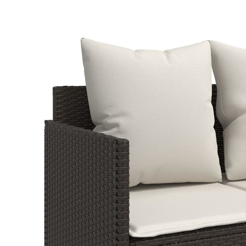 Casa si Gradina - Gradina si terasa - Mobilier exterior - Seturi mobila gradina - Set canapele de gradina cu perne, 5 piese, maro, poliratan - Infinity.ro