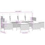 Casa si Gradina - Gradina si terasa - Mobilier exterior - Seturi mobila gradina - Set canapele de gradina cu perne, 5 piese, maro, poliratan - Infinity.ro