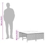 Casa si Gradina - Gradina si terasa - Mobilier exterior - Seturi mobila gradina - Set canapele de gradina cu perne, 5 piese, maro, poliratan - Infinity.ro
