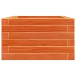 Casa si Gradina - Gradinarit si plante - Plante si ghivece - Ghivece si suporturi - Jardiniera de gradina, maro ceruit, 70x40x23 cm, lemn masiv pin - Infinity.ro