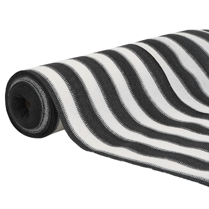 Casa si Gradina - Gradina si terasa - Umbrele si pavilioane - Umbrele - Plasa protectie intimitate antracit/alb 1,5x10 m HDPE 150 g/m² - Infinity.ro