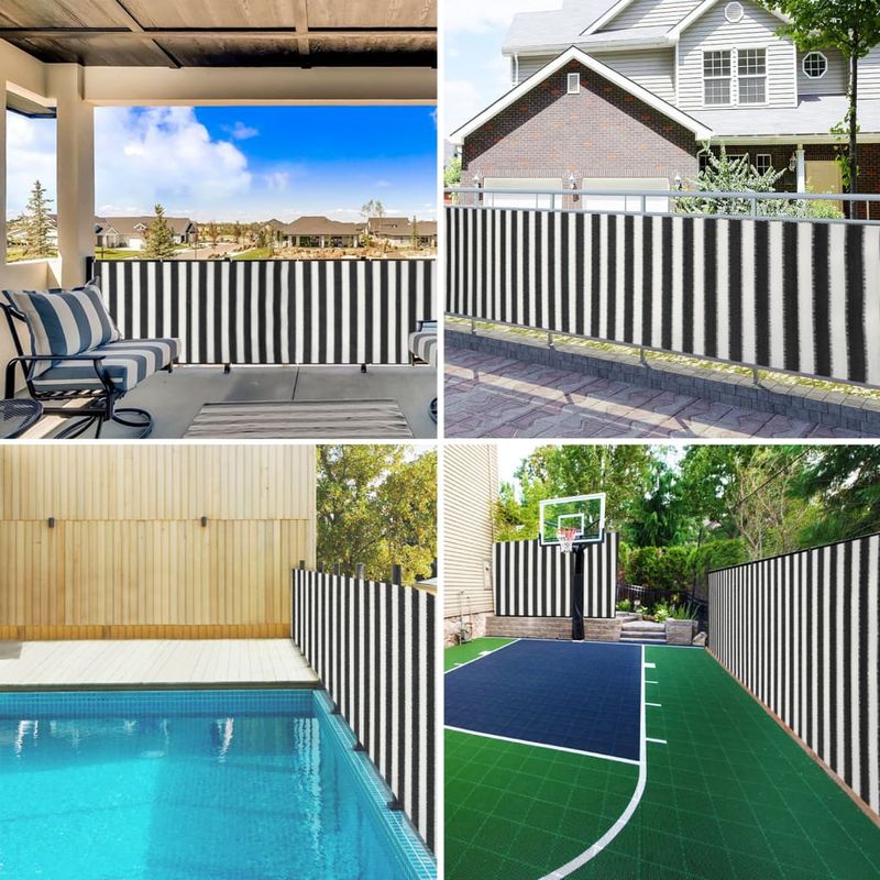 Casa si Gradina - Gradina si terasa - Umbrele si pavilioane - Umbrele - Plasa protectie intimitate antracit/alb 1,5x10 m HDPE 150 g/m² - Infinity.ro