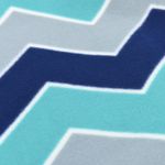 Sport si Outdoor - Camping - Accesorii camping si drumetii - Patura de picnic pliabila, val albastre, 200x200 cm catifea - Infinity.ro