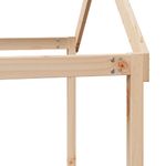 Casa si Gradina - Mobilier - Paturi si accesorii - Paturi - Pat supraetajat cu acoperis, alb, 90x200 cm, lemn masiv de pin - Infinity.ro