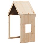 Casa si Gradina - Mobilier - Paturi si accesorii - Paturi - Pat supraetajat cu acoperis, alb, 90x200 cm, lemn masiv de pin - Infinity.ro
