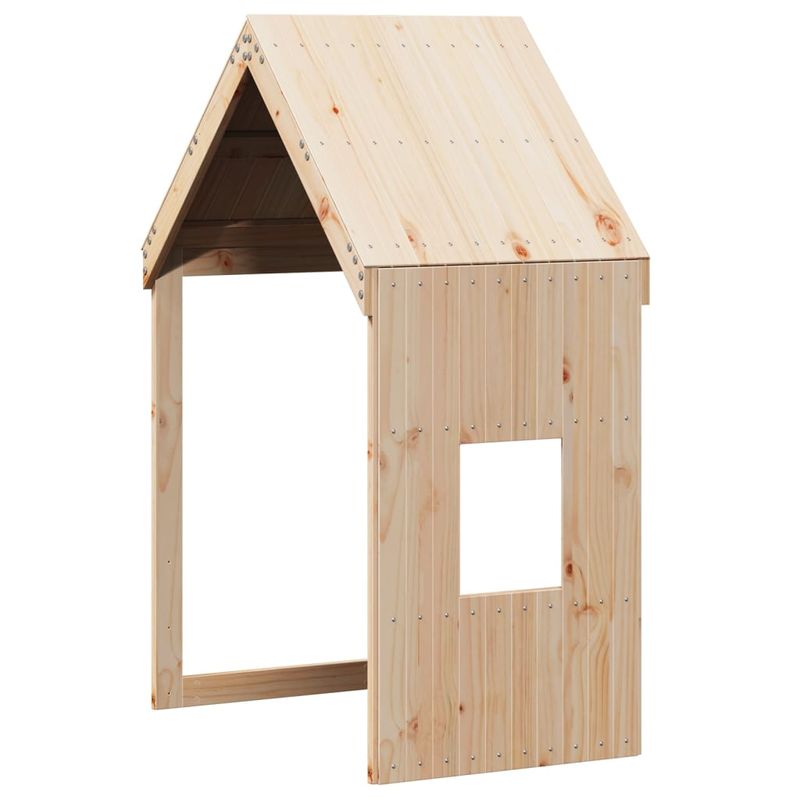 Casa si Gradina - Mobilier - Paturi si accesorii - Paturi - Pat supraetajat cu acoperis, alb, 90x200 cm, lemn masiv de pin - Infinity.ro