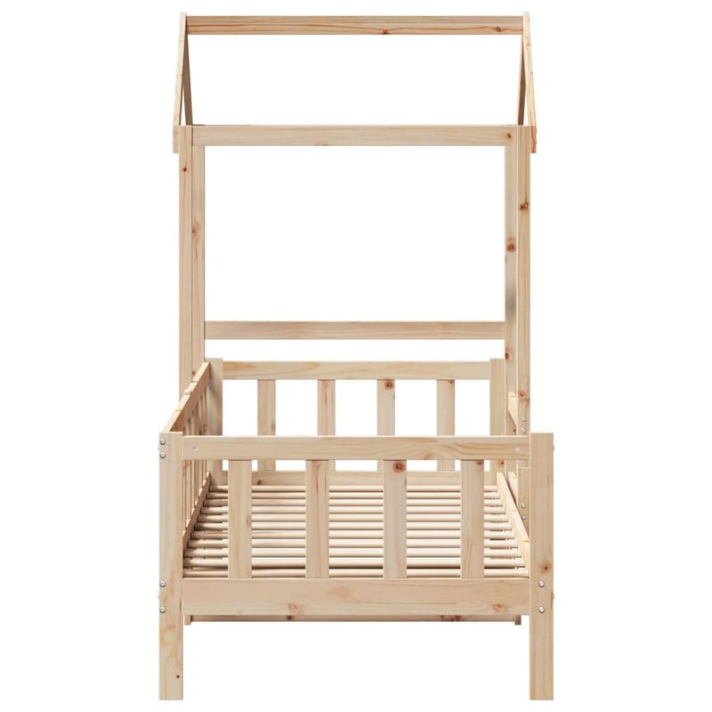 Casa si Gradina - Mobilier - Paturi si accesorii - Paturi - Pat de zi cu acoperis, 80x200 cm, lemn masiv de pin - Infinity.ro
