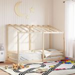 Casa si Gradina - Mobilier - Paturi si accesorii - Paturi - Acoperis pat de copii, 100x200 cm, lemn masiv de pin - Infinity.ro