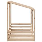 Casa si Gradina - Mobilier - Paturi si accesorii - Paturi - Acoperis pat de copii, 100x200 cm, lemn masiv de pin - Infinity.ro