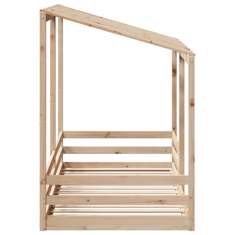 Casa si Gradina - Mobilier - Paturi si accesorii - Paturi - Acoperis pat de copii, 100x200 cm, lemn masiv de pin - Infinity.ro