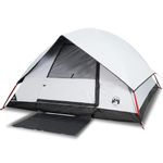 Sport si Outdoor - Camping - Corturi camping - Cort camping cupola 4 persoane alb, tesatura opaca, impermeabil - Infinity.ro