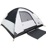 Sport si Outdoor - Camping - Corturi camping - Cort camping cupola 4 persoane alb, tesatura opaca, impermeabil - Infinity.ro