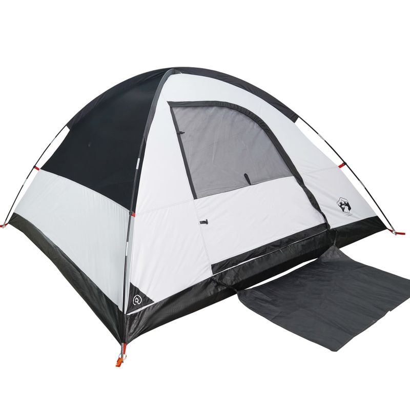 Sport si Outdoor - Camping - Corturi camping - Cort camping cupola 4 persoane alb, tesatura opaca, impermeabil - Infinity.ro
