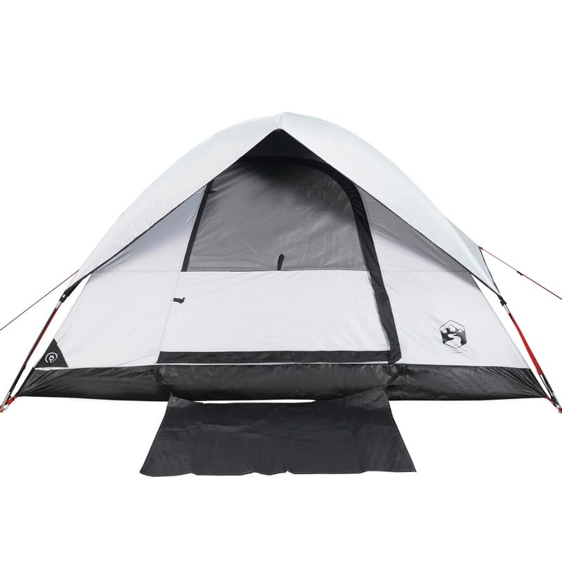 Sport si Outdoor - Camping - Corturi camping - Cort camping cupola 4 persoane alb, tesatura opaca, impermeabil - Infinity.ro