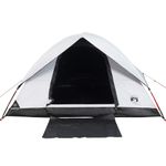 Sport si Outdoor - Camping - Corturi camping - Cort camping cupola 4 persoane alb, tesatura opaca, impermeabil - Infinity.ro