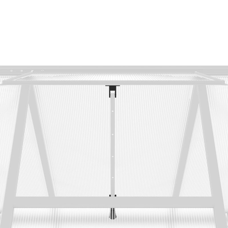 Casa si Gradina - Gradinarit si plante - Sere si solarii - Sere cu cadru de baza, argintiu, 224x169x195 cm, aluminiu - Infinity.ro