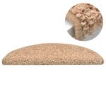 Casa si Gradina - Textile si covoare - Covoare - Covoare casa - Covorase pentru trepte scara, 15 buc., auriu, 65 x 21 x 4 cm - Infinity.ro