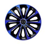 Auto si Moto - Anvelope si jante - Accesorii roti - Capace roti - Set 4 capace roti pentru Nissan nou, model Extra Strong albastru si negru, R16, Nissan - Infinity.ro
