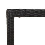 Casa si Gradina - Gradina si terasa - Mobilier exterior - Seturi mobila gradina - Set mobilier de gradina cu perne, 3 piese, negru, poliratan - Infinity.ro