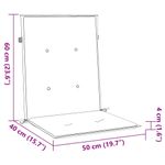 Casa si Gradina - Textile si covoare - Perne si pilote - Perne decorative - Perne pentru scaune cu spatar jos, 2 buc., bleumarin, textil - Infinity.ro