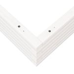 Casa si Gradina - Gradinarit si plante - Plante si ghivece - Ghivece si suporturi - Jardiniera de gradina, alb, 90x90x23 cm, lemn masiv de pin - Infinity.ro