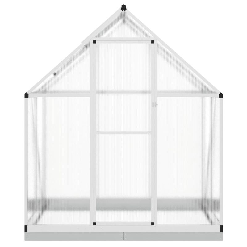 Casa si Gradina - Gradinarit si plante - Sere si solarii - Sere cu cadru de baza, argintiu, 169x114x202 cm, aluminiu - Infinity.ro