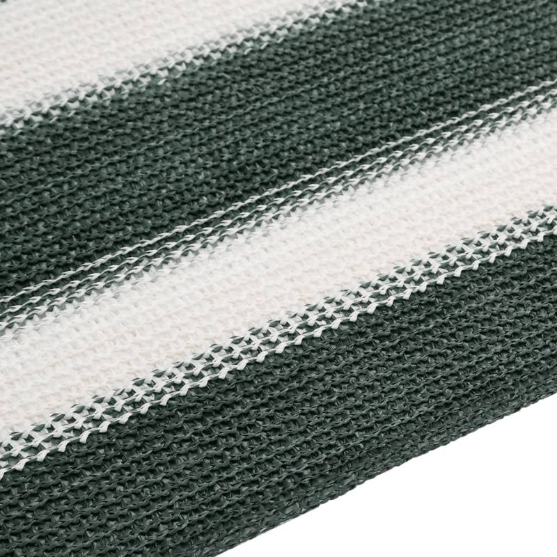 Casa si Gradina - Gradina si terasa - Umbrele si pavilioane - Umbrele - Plasa protectie intimitate, verde/alb, 1,5x10 m, HDPE, 195 g/m² - Infinity.ro