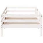 Casa si Gradina - Mobilier - Paturi si accesorii - Paturi - Cadru de pat, alb, 100x200 cm, lemn masiv de pin - Infinity.ro