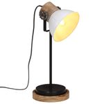 Casa si Gradina - Corpuri si surse de iluminat - Veioze si lampi - Lampi de veghe - Lampa de birou 25 W, alb, 17x17x50 cm, E27 - Infinity.ro