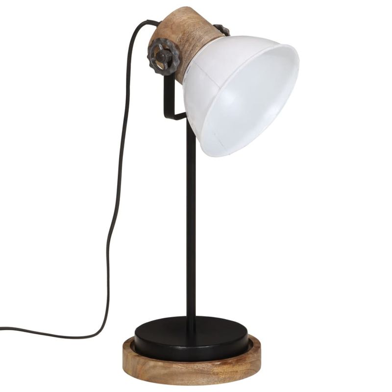 Casa si Gradina - Corpuri si surse de iluminat - Veioze si lampi - Lampi de veghe - Lampa de birou 25 W, alb, 17x17x50 cm, E27 - Infinity.ro
