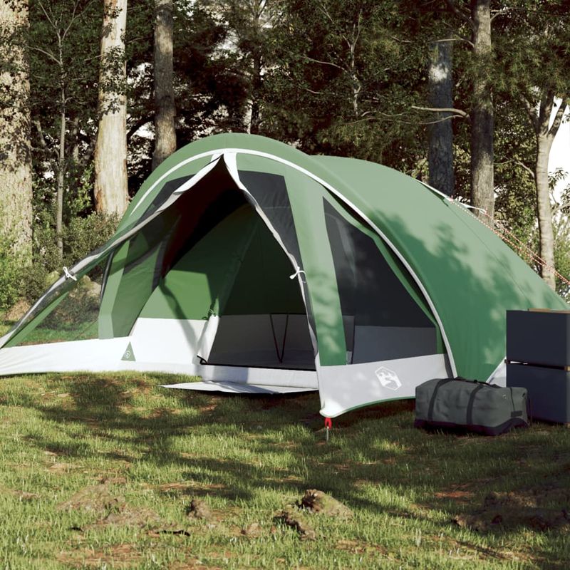 Sport si Outdoor - Camping - Corturi camping - Cort de camping, 4 persoane, verde, impermeabil - Infinity.ro