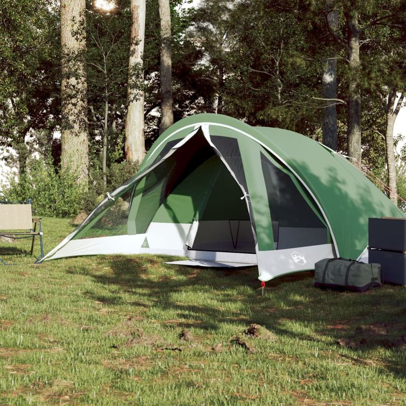 Sport si Outdoor - Camping - Corturi camping - Cort de camping, 4 persoane, verde, impermeabil - Infinity.ro