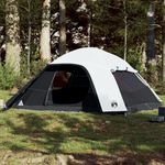 Sport si Outdoor - Camping - Corturi camping - Cort de familie cupola 6 persoane, alb opac textil impermeabil - Infinity.ro