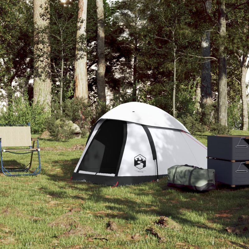 Sport si Outdoor - Camping - Corturi camping - Cort camping cupola 1 persoana alb, tesatura opaca, impermeabil - Infinity.ro