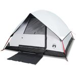 Sport si Outdoor - Camping - Corturi camping - Cort camping cupola 2 persoane alb, tesatura opaca, impermeabil - Infinity.ro