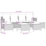 Casa si Gradina - Gradina si terasa - Mobilier exterior - Seturi mobila gradina - Set canapele de gradina cu perne, 5 piese, bej, poliratan - Infinity.ro